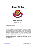 User Guide - Poker Odds Calculator