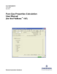 Pure Gas Properties Calculation - Welcome to Emerson Process