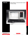 Semiconductor Characterization System Technical Data