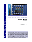 FL-USA 200 Optical Transmission User Manual