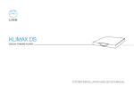 Klimax DS installation manual