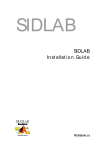 SIDLAB Installation Guide