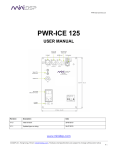 PWR-ICE125 User manual