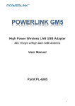 POWERLINK GM5 User Manual