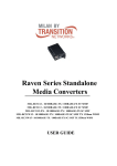 Raven Series Standalone Media Converters