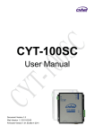 CYT-100SC web User Manual - Chiyu