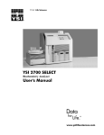 YSI 2700 Select Biochemistry Analyzer Manual