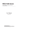 Mod Hub User Manual - Contemporary Controls