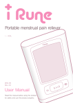 User Manual Portable menstrual pain reliever