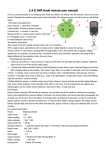 HD- 006 2.4 G DVR Hook remote user manual