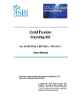 Cold Fusion User Manual