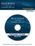 HS PrayerPrint Manual - Henry Schwab Company