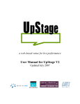 UpStage 2 user manual
