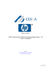 UPC Operations Microbenchmarking Suite 1.0 User`s manual