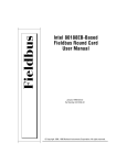 Intel 80188EB-Based Fieldbus Round Card User Manual