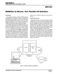 MC683xx to NEURONR CHIP Parallel I/O Interface - Rcl