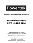 CWT Ultra Mini user manual