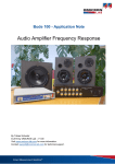 App Note Audio Amplifier Frequency Respone V1 0