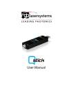 User Manual - RGB Lasersystems
