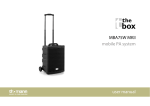MBA75W MKII mobile PA system user manual