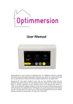 New Optimmersion User Manual