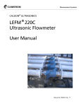 LEFM 220C Ultrasonic Flowmeter User Manual