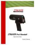 New Manual - Stalker Radar