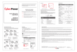 User Manual - CyberPower