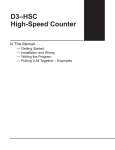 D3–HSC High-Speed Counter