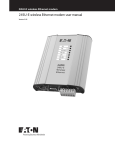 245U-E wireless Ethernet modem user manual