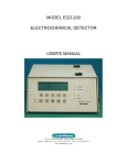 ECD 200 - Scientific Systems | HPLC Pumps, Systems