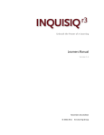 Learner`s Manual - Inquisiq R4 LMS