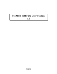 McAllen Software User Manual