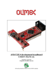 AVR-T32U4 development breadboard USER`S MANUAL