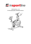 USER MANUAL – EN IN 9361 Spinning Bike