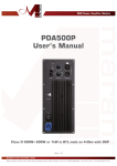PDA500P-User manual_NE_V