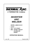 INVERTER ARC WELDER - Victor Technologies