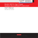 Model 2657A High Power System SourceMeter® Instrument