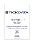 TickWrite manually