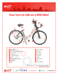 Your turn to ride on a BIXI bike!