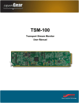 TSM-100 User Manual