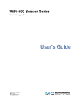 WiFi-500 Sensor Series User`s Guide