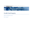 Credit Card Inquiry