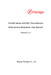 Fibridge - 16E1 Multiservice Multiplexer User Manual