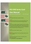 PIO-D48 Series Card User Manual