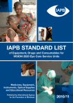 IAPB STANDARD LIST - Lions Clubs International Foundation