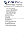 Sundance(Edition(Aerial(Kit(Contents(List(