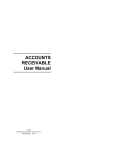 Accounts Receivable User Manual Dim3D