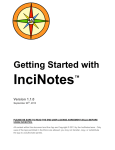 InciNotes Manual - 1.1.0