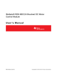 Stellaris RDK-BDC24 Brushed DC Motor Control Module User`s